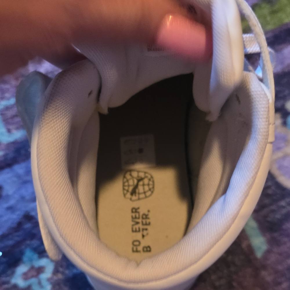 Womens Puma High-Top Sneakers - White - Picture 5 of 10